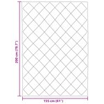 vidaXL Duvet d'été simple Vert 200 x 155 cm Microfibre