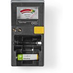 Testeur de piles AAA  AA  C  D  9 V et piles-boutons NEDIS