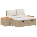 vidaXL Ensemble de canapés d'extérieur 4 -Seater 4 pc 55 x 30 x 39 cm