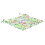 vidaXL Chaises de jardin et coussins lot de 4 Gris Bois acacia massif