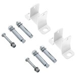 vidaXL Auvent manuel rétractable avec poteaux 5x3 m Jaune et blanc