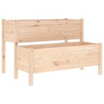 vidaXL Jardinière 110x84x75 cm Bois massif de pin