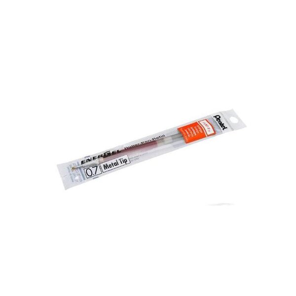Recharge LR7 pour Roller Energel Liquide Pointe 0 7 Tracé 0 35 mm Orange x 12 PENTEL