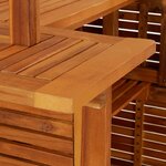 vidaXL Ensemble de bar de jardin 5 Pièces Bois d'acacia solide