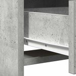 vidaXL Table de Toilette avec tiroir 2 Pièces Gris 78.5 x 41 x 135 cm
