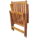 vidaXL Ensemble de Mobilier Marron bois