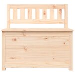 vidaXL Banc 80x41x77 cm Bois de pin massif