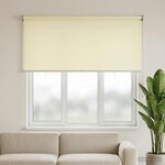 vidaXL Store enrouleur Protection UV Crème 180 x 140 cm Polyester
