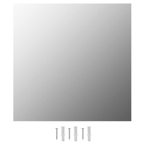 vidaXL Miroir mural carré 60 x 60 cm Verre