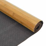 vidaXL Tapis rectangulaire naturel 60x400 cm bambou