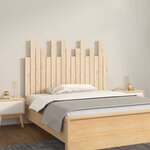 vidaXL Tête de lit murale 108x3x80 cm Bois massif de pin