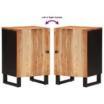 vidaXL Armoire de salle de bain 38x33x58 cm bois massif d'acacia