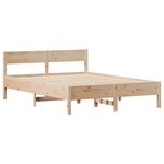 vidaXL Cadre de lit sans matelas 120x200 cm bois de pin massif