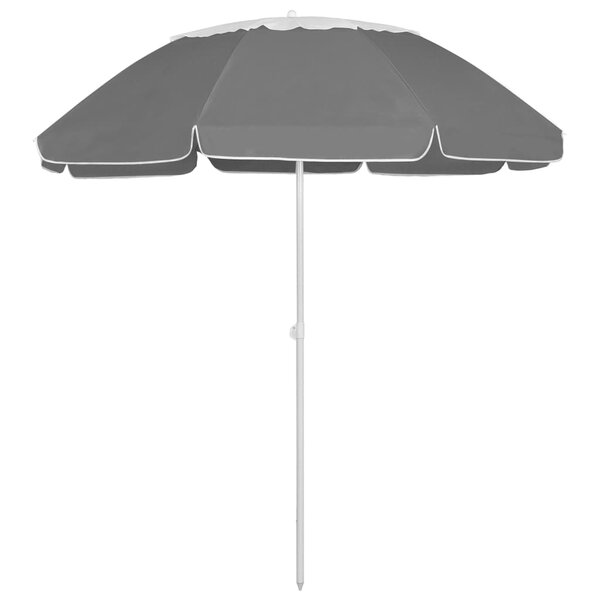 vidaXL Parasol de plage Anthracite 300 cm