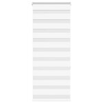 vidaXL Store zèbre blanc 55x150 cm largeur du tissu 50 9 cm polyester