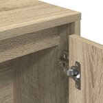 vidaXL Bibliothèque chêne sonoma 89x24x101 5 cm bois d'ingénierie