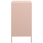 vidaXL Buffet rose 35x39x73 5 cm acier laminé à froid