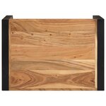 vidaXL Tables gigognes 3 Pièces Bois solide