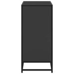 vidaXL Bibliothèque noir 80 5x35x76 cm bois d'ingénierie