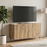 vidaXL Meuble TV 99 x 34 5 x 52 cm Chêne artisanal Bois d'ingénierie