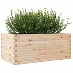 vidaXL Jardinière 110x60x46 cm bois de pin massif