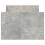 vidaXL Cadre de lit sans matelas gris béton 90x190 cm