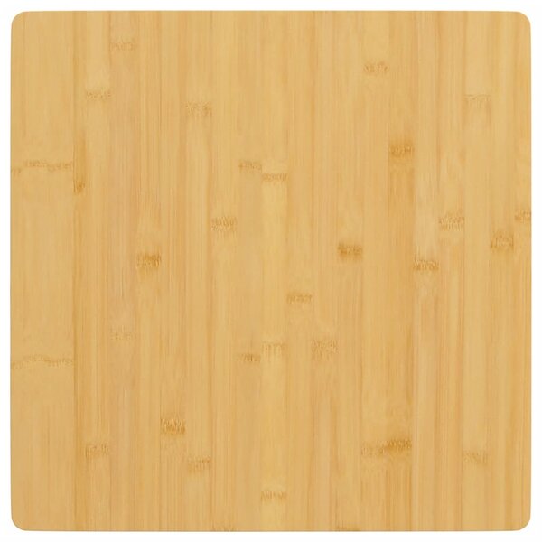 vidaXL Dessus de table 50x50x2 5 cm bambou