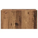 vidaXL Meuble TV Vieux bois Panneau de particules Moyen Meuble TV