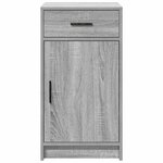 vidaXL Buffet Sonoma gris 40 x 40.5 x 75 cm Bois d'ingénierie