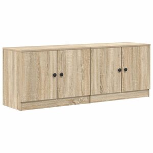 vidaXL Armoire de lit 2 Pièces Chêne Sonoma 66 x 35 x 48 cm