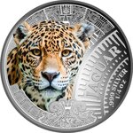 Monnaie JAGUAR Mexican Cinco Grandes 1/4 Oz Argent 500 Francs Cameroon 2026