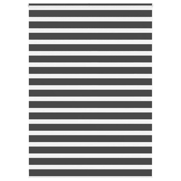 vidaXL Store zèbre noir 160x200 cm largeur du tissu 155 9 cm polyester