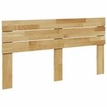 vidaXL Tête de lit 150 cm bois massif de chêne