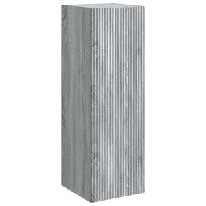 vidaXL Cabinet de Salle de Bain Mural Sonoma gris 33 x 34 5 x 60 cm