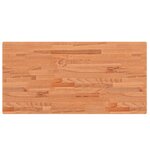 vidaXL Étagère de vasque murale acier et bois massif de hêtre