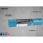 Avento Tapis d'exercice multifonctionnel XPE Noir