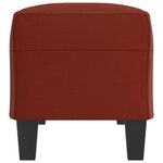 vidaXL Banc Rouge bordeaux 100x35x41 cm Similicuir