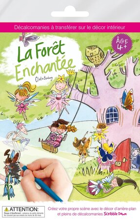 Décalcomanie et décor La forêt enchantée - Scribble down