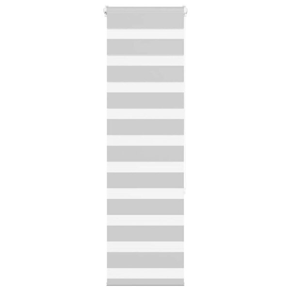 vidaXL Store zèbre gris clair largeur du tissu 40 9 cm polyester