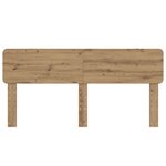 vidaXL Tête de lit Chêne artisanal 200 cm Bois d'ingénierie