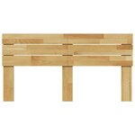vidaXL Tête de lit 135 cm bois massif de chêne