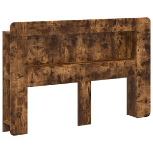 vidaXL Cabinet de Tête de Lit Chêne fumé Bois d’ingénierie