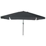 Parasol de jardin vidaXL ø395x245 cm Anthracite