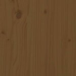 vidaXL Armoire de bureau Marron miel 40x50x75 cm Bois massif de pin