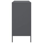 vidaXL Buffet anthracite 68x39x79 cm acier
