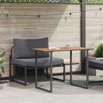 vidaXL Ensemble de salle à manger pour jardin 2 Pièces Anthracite Acier