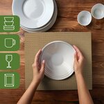 Pack and Move - Lot 20 Intercalaires Carton Séparation Assiettes - 29.5 X 29.5 CM - Plaque carton - Protection Vaisselle Déménagement et Stockage