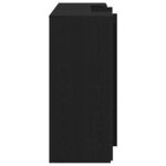vidaXL Bureau de réception chêne noir 200x50x103 5cm bois d'ingénierie