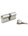 THIRARD - Cylindre de serrure double entrée SA UNIKEY (achetez-en plusieurs  ouvrez avec la même clé)   40x40mm  3 clés  nickelé - THIRARD