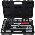 418245 ks tools classic 28 piece ratchet spanner and socket set 1/2" 917.0728
